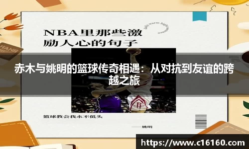 赤木与姚明的篮球传奇相遇：从对抗到友谊的跨越之旅